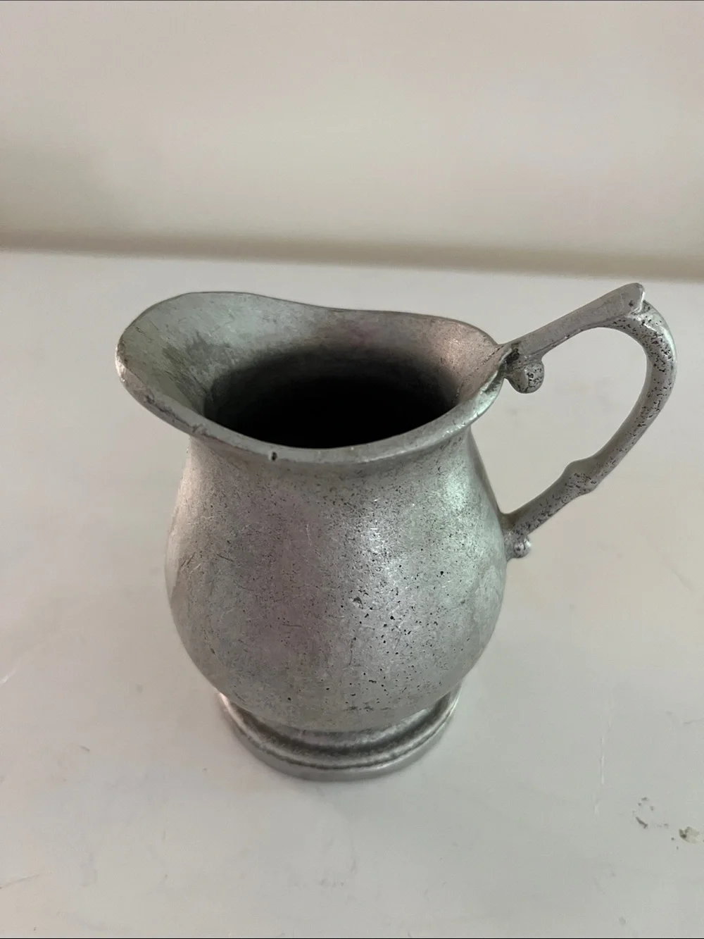 Vintage pewter Creamer Pitcher - Classic Serving Jug